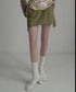 Asymmetric Skirted Flare Pants